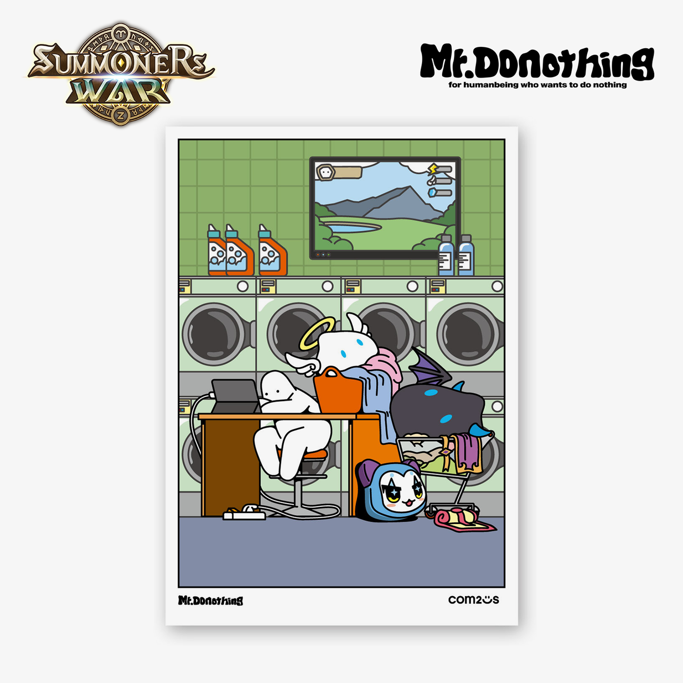 [Summoners War X Mr.Donothing] Poster_Laundry (A3)