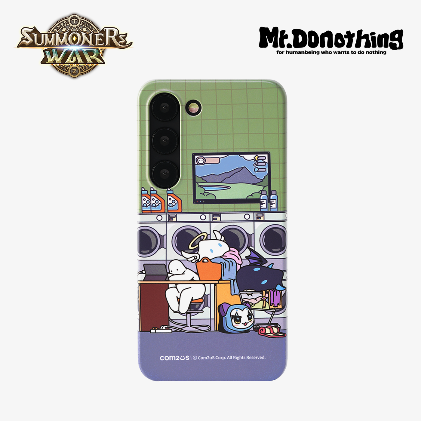 [Summoners War X Mr.Donothing] Smartphone Case_Laundry (Galaxy S23)