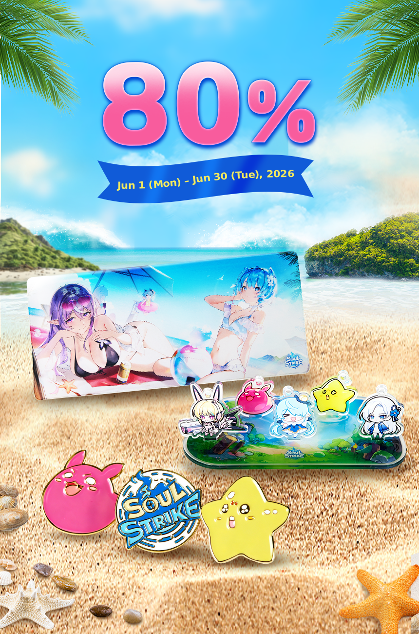 <p>Soul Strike Merch Sale</p>