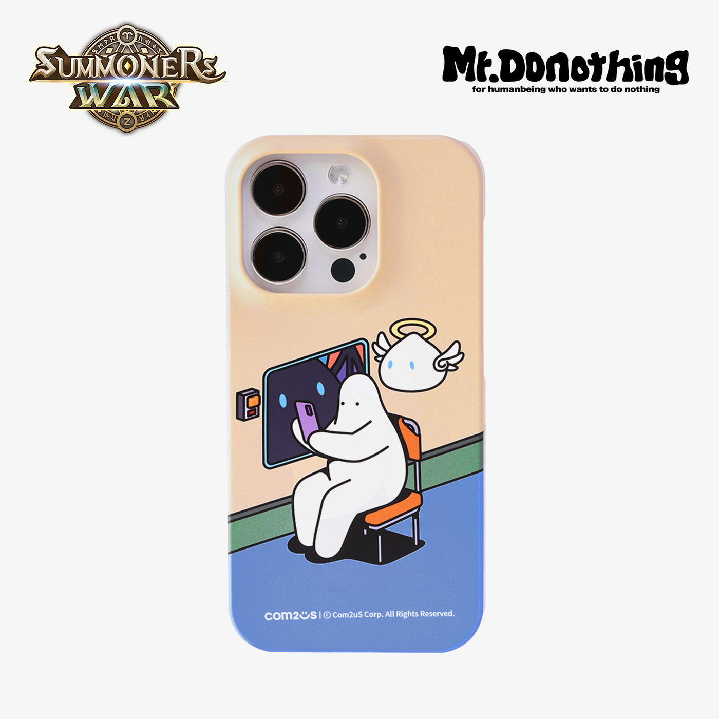 [Summoners War X Mr.Donothing] Smartphone Case_Bus (iPhone 14 pro)