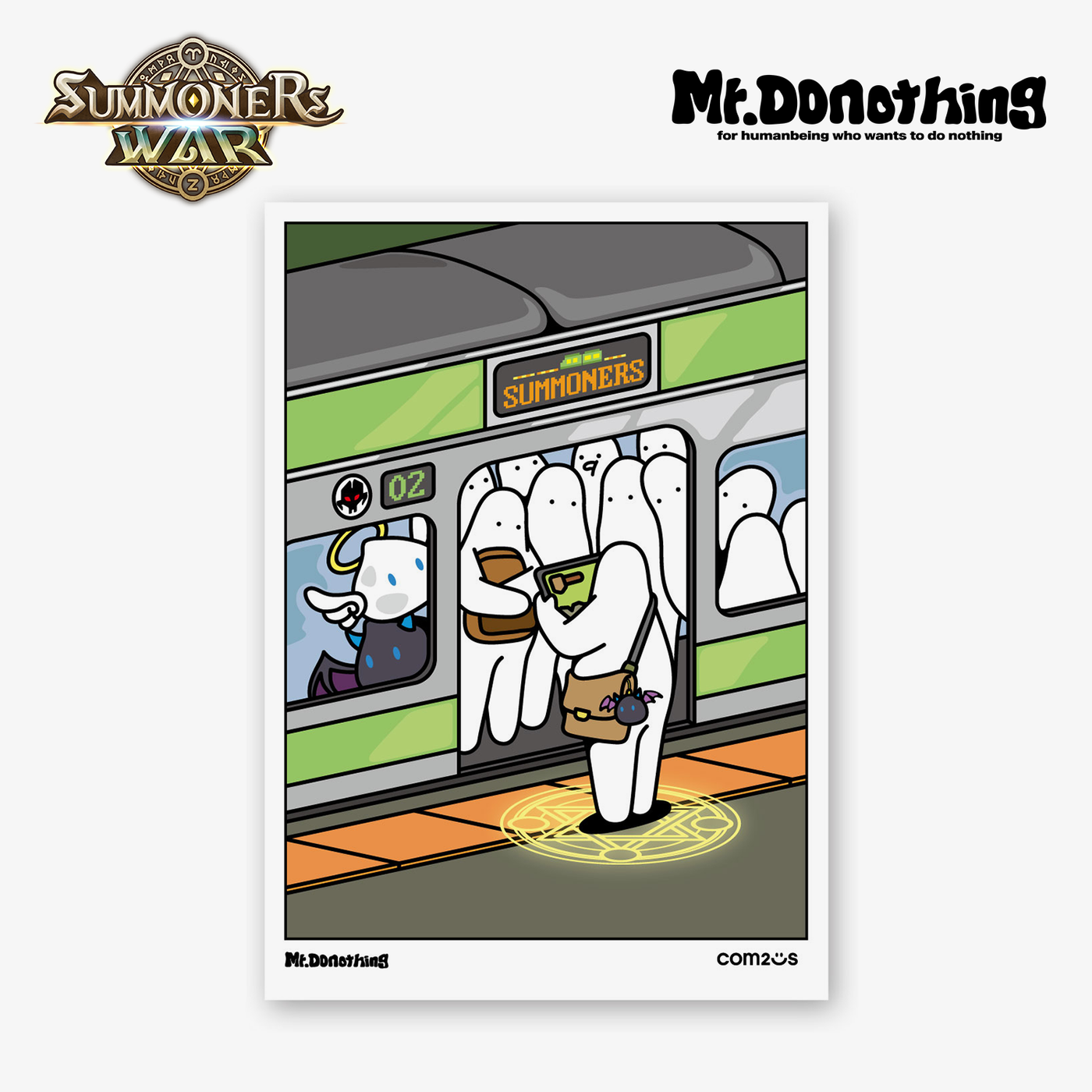 [Summoners War X Mr.Donothing] Poster_Subway (A3)