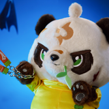 [Summoners War] Halloween Panda Warrior Plushie & Keychain